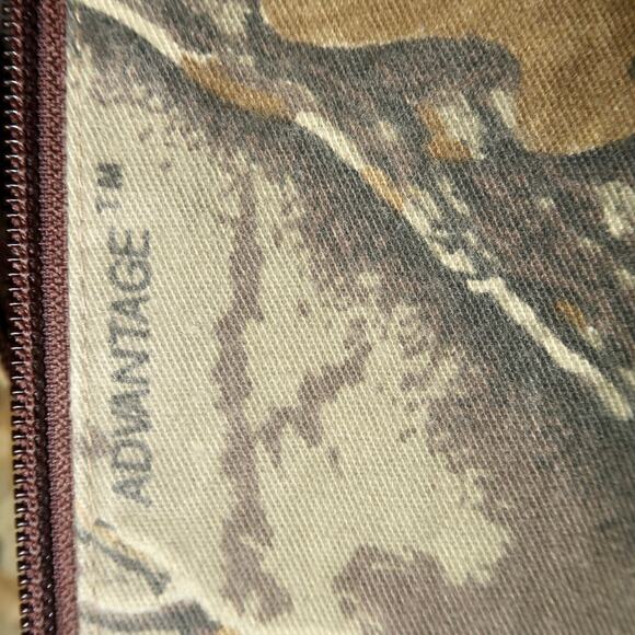 Cabela’s Outdoor Gear Advantage Lightweight Leaf Camo Large Patch Pocket Jacket - Picture 2 of 12